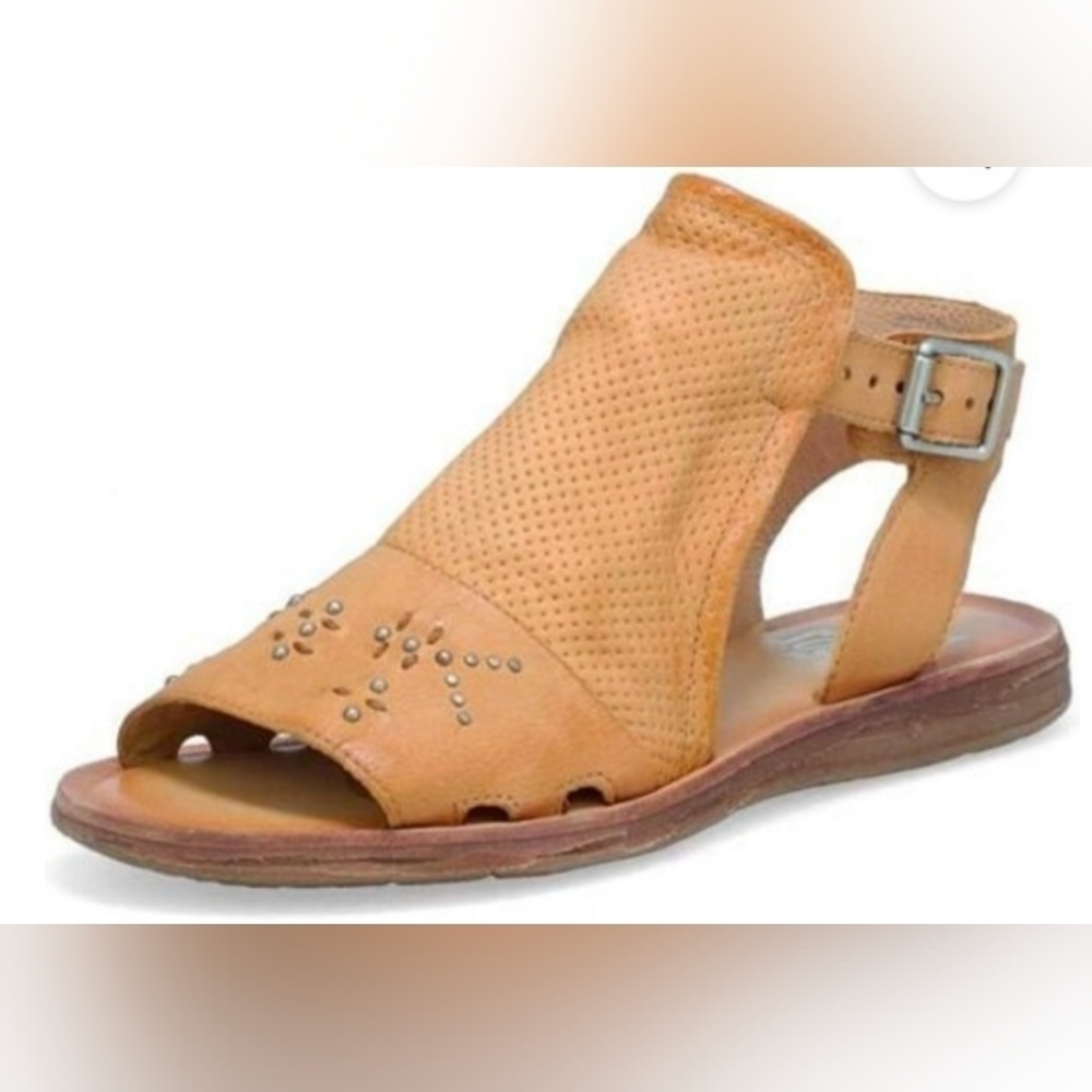Miz Mooz Fifi Women's Tan Leather Sandals 40